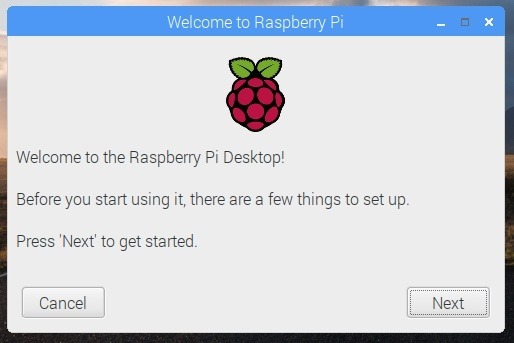 Raspbian first login
